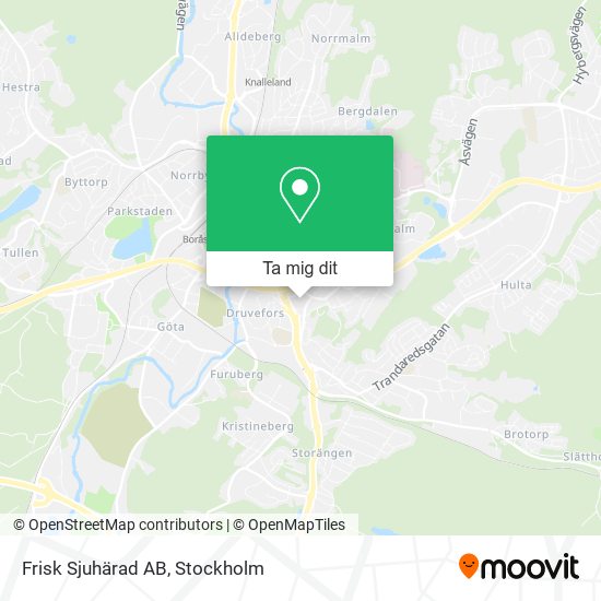 Frisk Sjuhärad AB karta