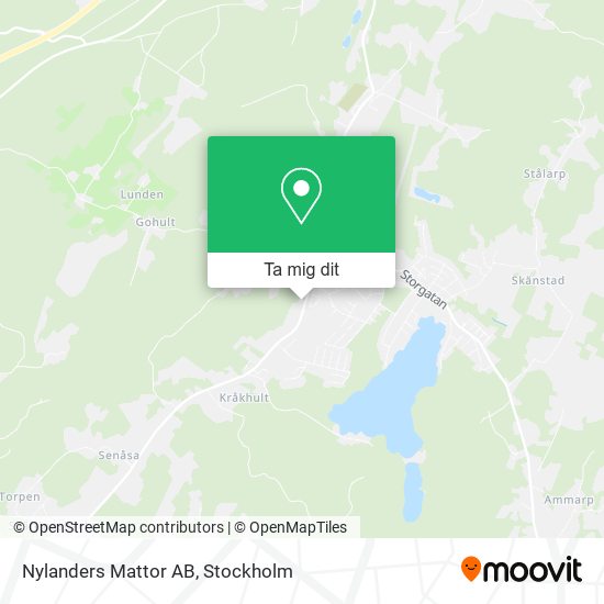 Nylanders Mattor AB karta