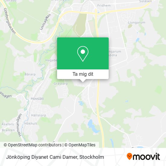 Jönköping Diyanet Cami Damer karta