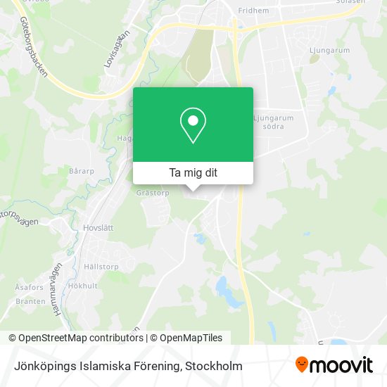 Jönköpings Islamiska Förening karta