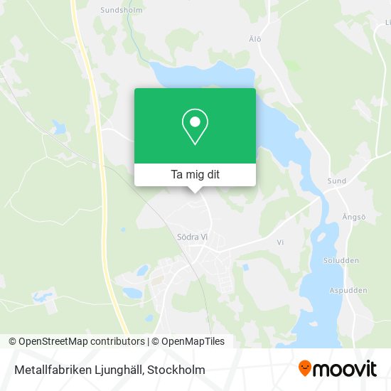 Metallfabriken Ljunghäll karta