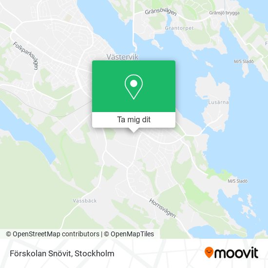 Förskolan Snövit karta