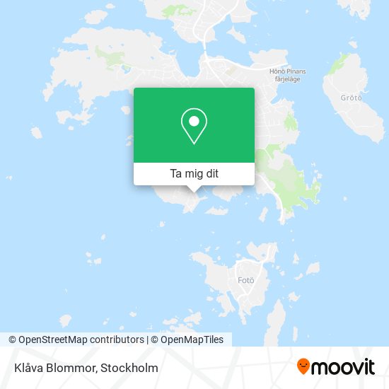 Klåva Blommor karta