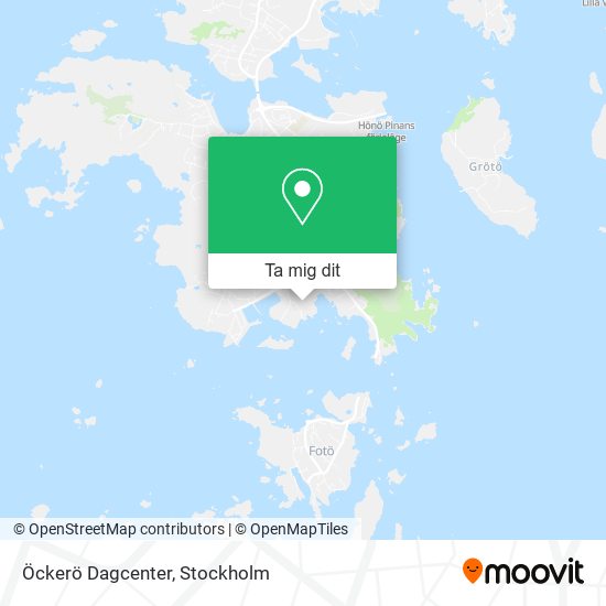 Öckerö Dagcenter karta