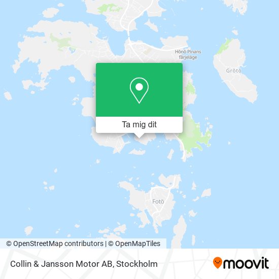 Collin & Jansson Motor AB karta