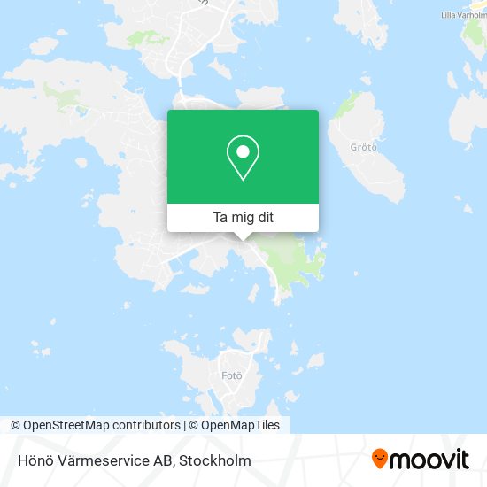 Hönö Värmeservice AB karta