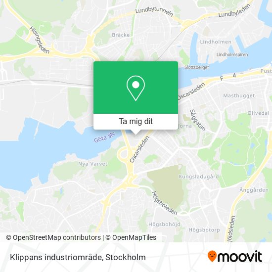 Klippans industriområde karta