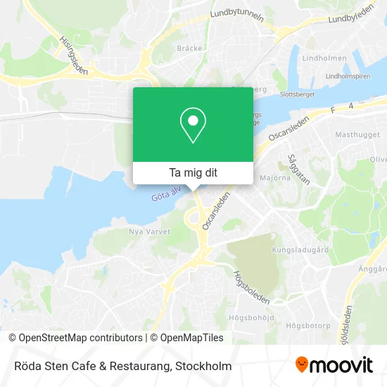 Röda Sten Cafe & Restaurang karta