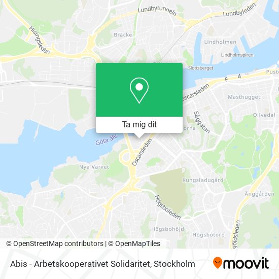 Abis - Arbetskooperativet Solidaritet karta