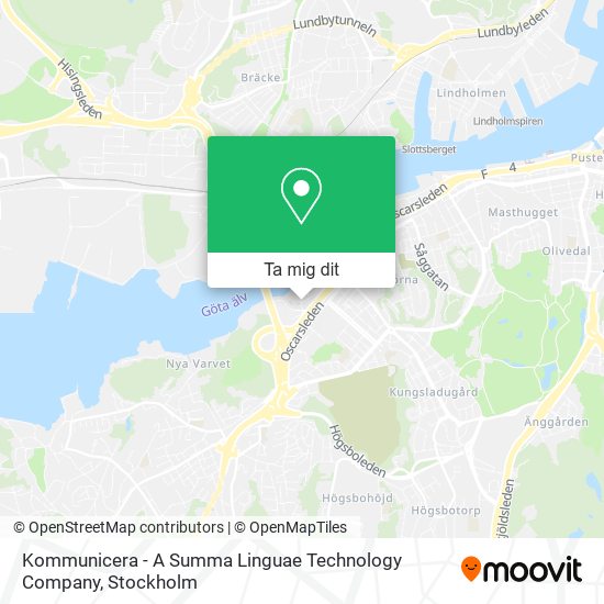 Kommunicera - A Summa Linguae Technology Company karta