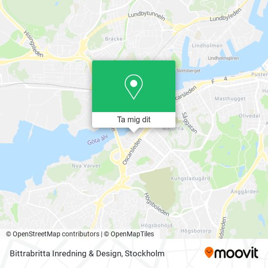 Bittrabritta Inredning & Design karta