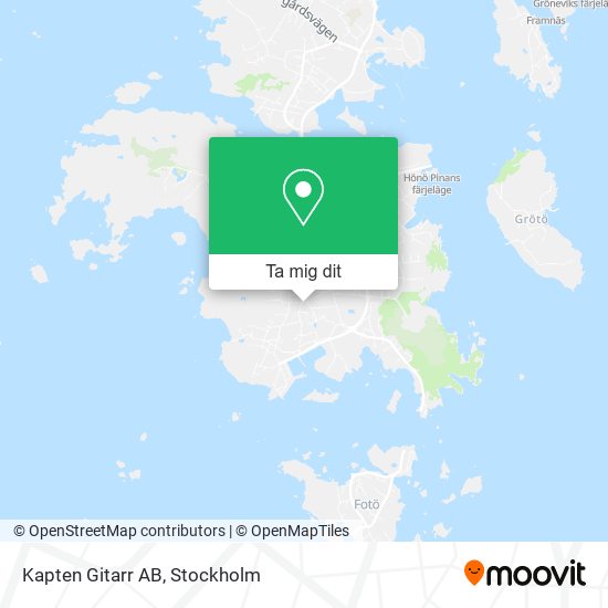 Kapten Gitarr AB karta