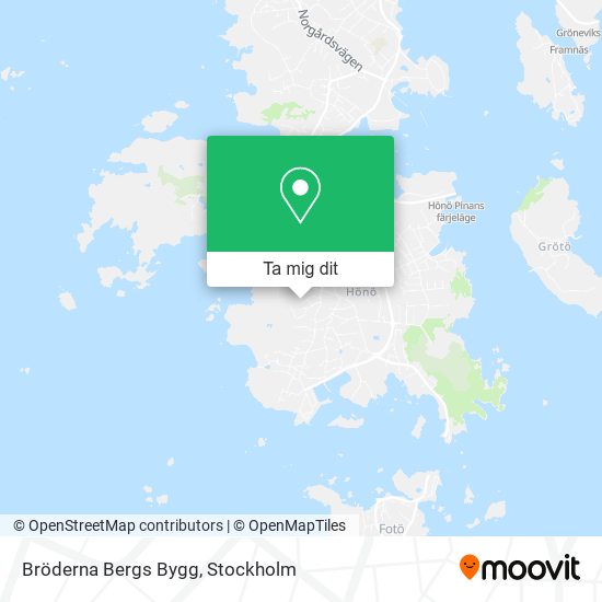 Bröderna Bergs Bygg karta