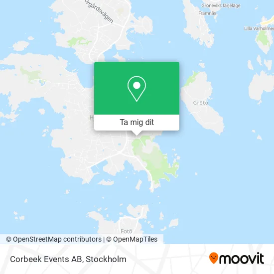 Corbeek Events AB karta