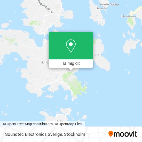 Soundtec Electronics Sverige karta