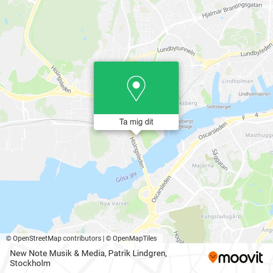 New Note Musik & Media, Patrik Lindgren karta