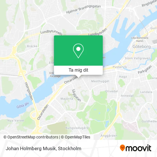 Johan Holmberg Musik karta