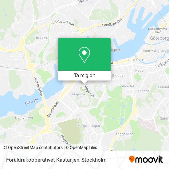 Föräldrakooperativet Kastanjen karta