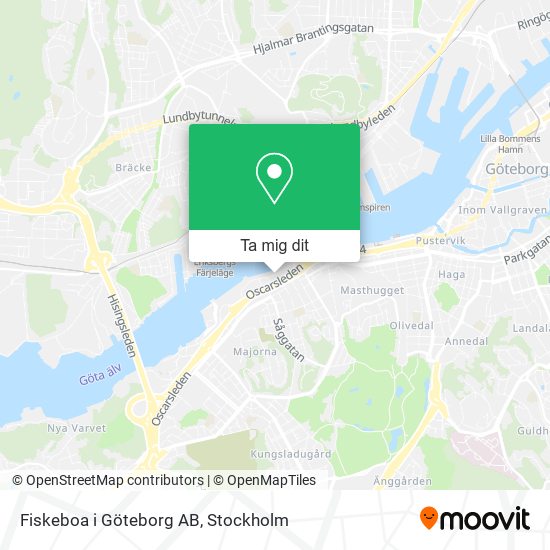 Fiskeboa i Göteborg AB karta