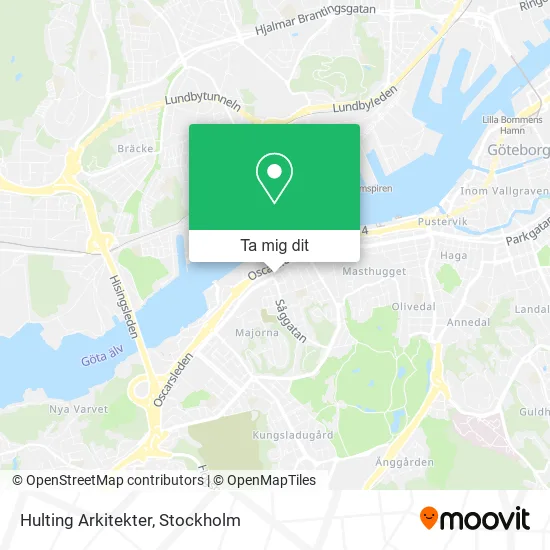 Hulting Arkitekter karta