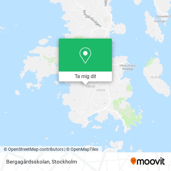 Bergagårdsskolan karta