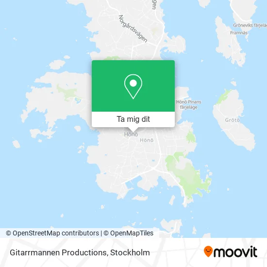 Gitarrmannen Productions karta