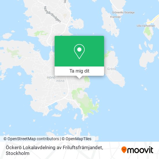 Öckerö Lokalavdelning av Friluftsfrämjandet karta