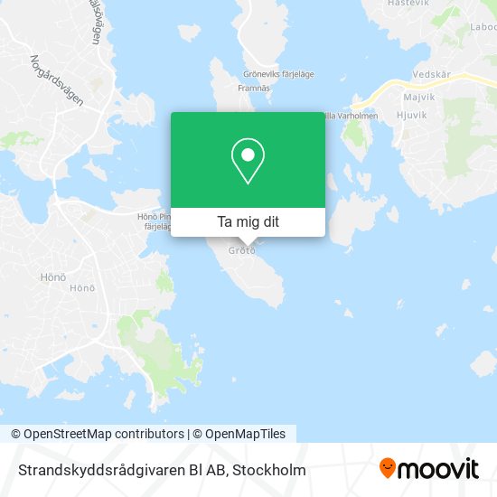 Strandskyddsrådgivaren Bl AB karta
