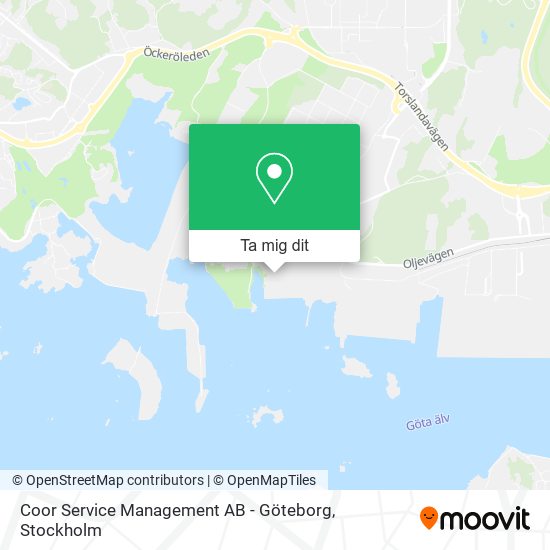 Coor Service Management AB - Göteborg karta