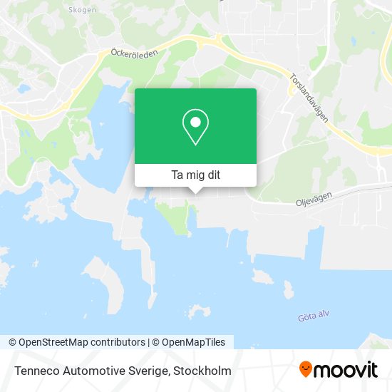 Tenneco Automotive Sverige karta