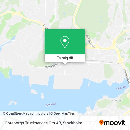 Göteborgs Truckservice Gts AB karta