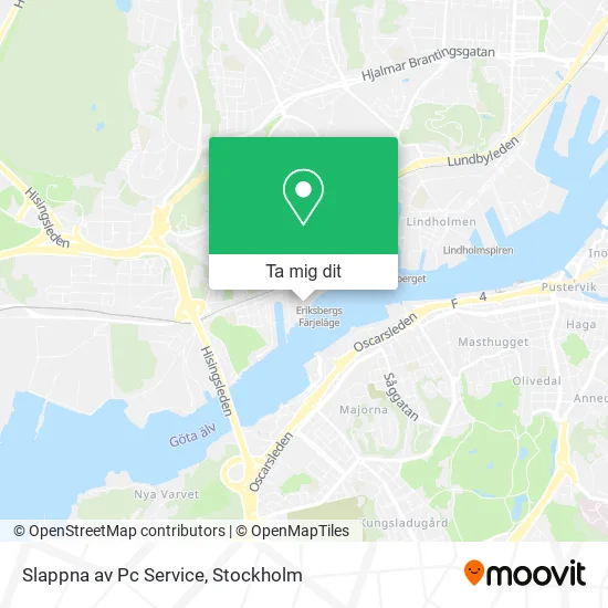 Slappna av Pc Service karta