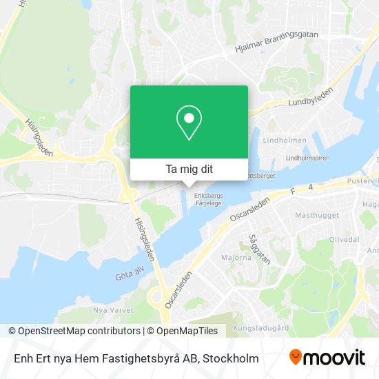 Enh Ert nya Hem Fastighetsbyrå AB karta