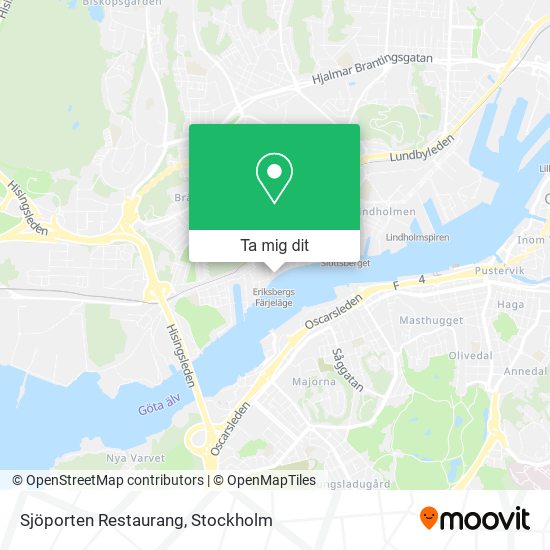 Sjöporten Restaurang karta