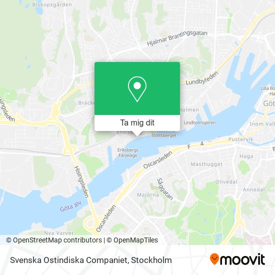 Svenska Ostindiska Companiet karta