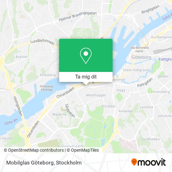 Mobilglas Göteborg karta