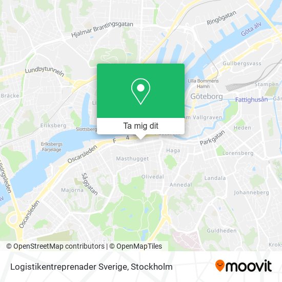 Logistikentreprenader Sverige karta