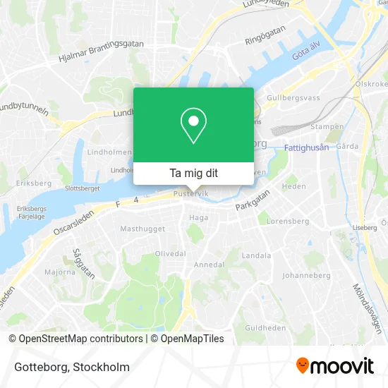 Gotteborg karta