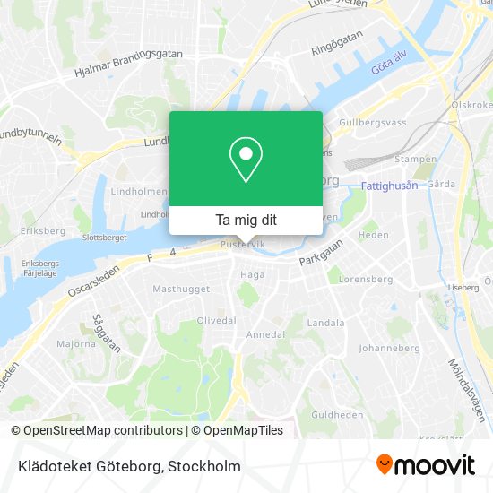 Klädoteket Göteborg karta