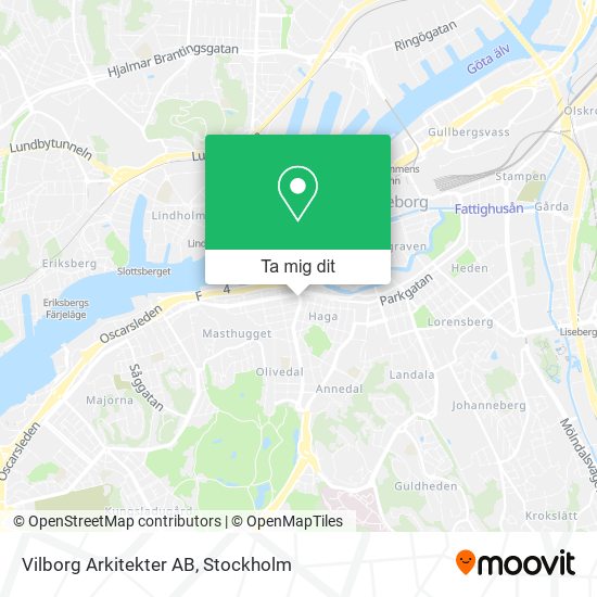 Vilborg Arkitekter AB karta