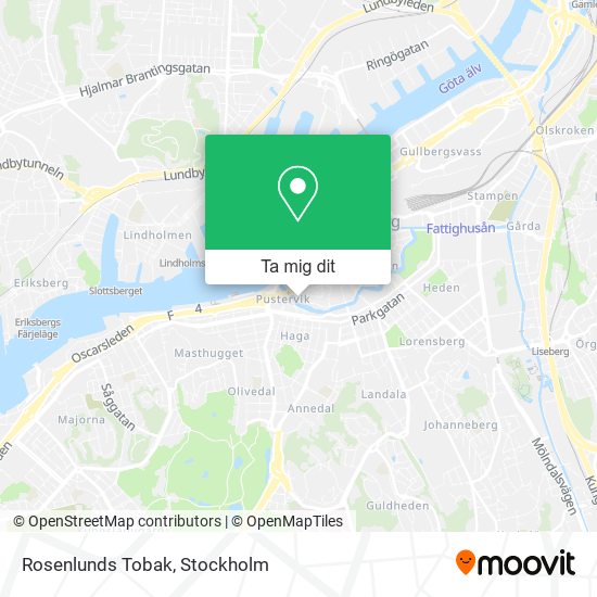 Rosenlunds Tobak karta