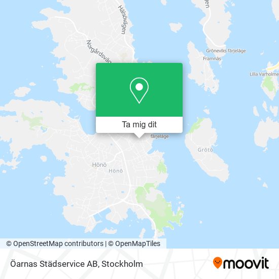 Öarnas Städservice AB karta
