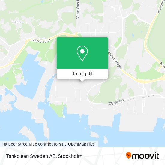 Tankclean Sweden AB karta