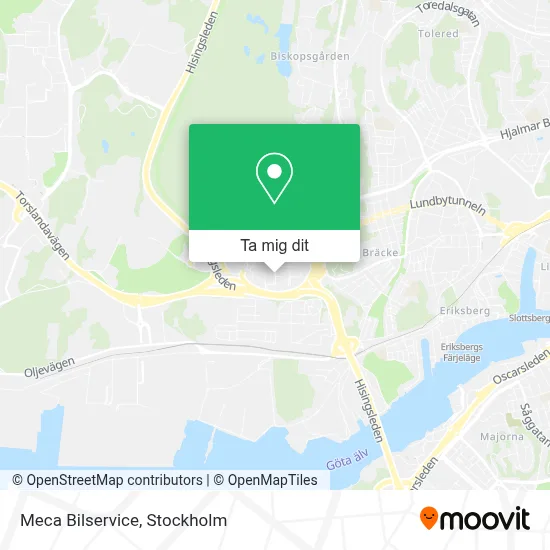 Meca Bilservice karta