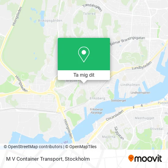 M V Container Transport karta