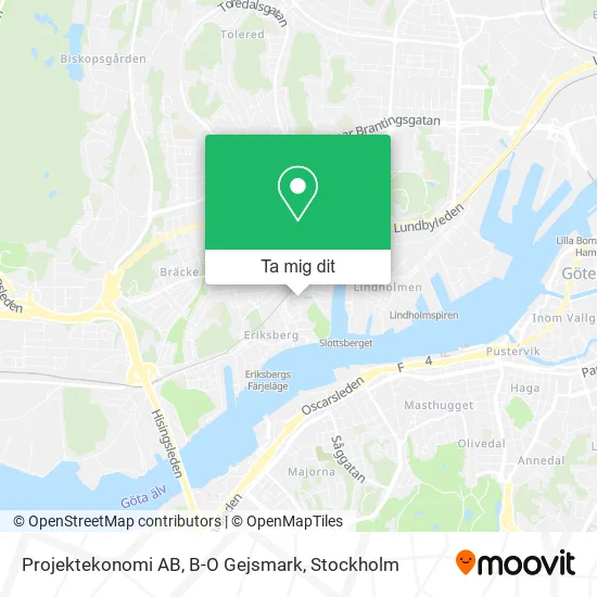 Projektekonomi AB, B-O Gejsmark karta