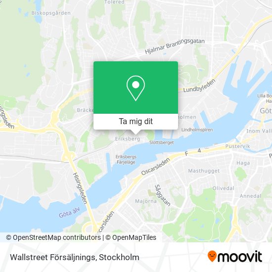 Wallstreet Försäljnings karta