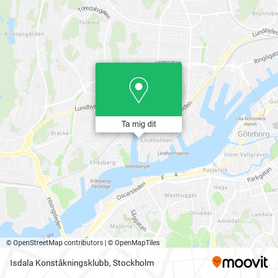 Isdala Konståkningsklubb karta