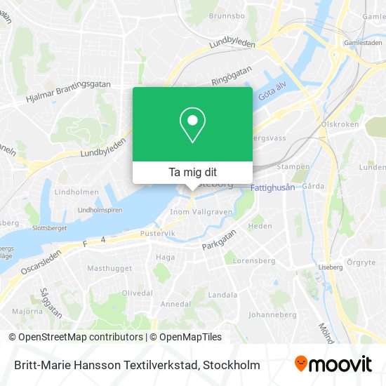 Britt-Marie Hansson Textilverkstad karta