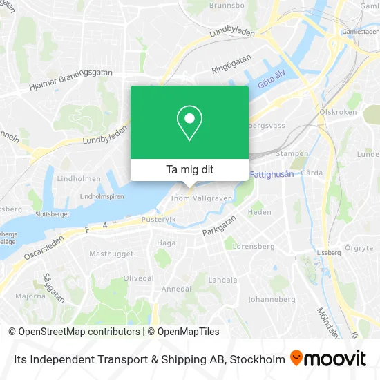 Its Independent Transport & Shipping AB karta